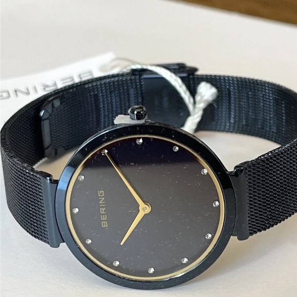 BERING Gold Accent Blue Milanese 32 mm Women\'s Watch - 18132-399 MSRP: $199 main image 8